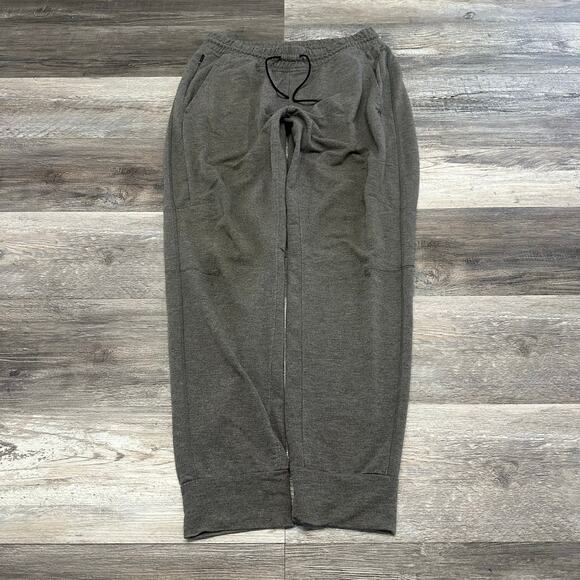 Skora Qwick Dry Gray Mens Large Tapered Jogger Active Sweatpants Athleisure Gym - Picture 1 of 11